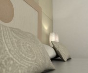 rendering 3d - interno camera albergo - Otranto