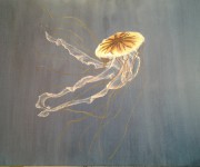 Medusa Chrysopea - acrilico su tela