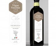 Design etichetta olio - Vigne cecchie