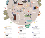 Map of the almost hidden places of Milan