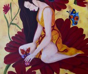 Flor de un sueño atrapado