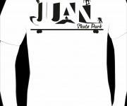 t-shirt per parente di nome juanito (spagnolo) amante dello skate