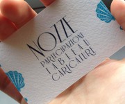 Personal business card for wedding design - Fronte