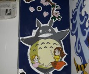Totoro in the bathroom