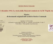 La Maserati nei documenti dell'Archivio Storico Comunale di Bologna