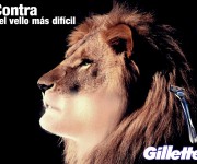 pieza grafica para gillete.