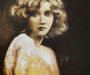 Portrait of a young actress