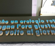 Lettere in cartone e PVC effetto 3D