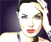 ritratto Angelina Jolie