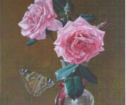 vaso con rose