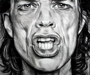 Mick Jagger ritratto