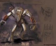 Morlock warrior from the steampunk/western graphic novel 