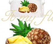 Grafica per t-shirt tema' frutta esotica'