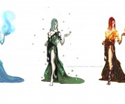 Character Desing: Elements (female)