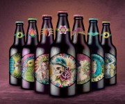 Beer Label Desing & Bottle Mock-up