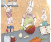 conigli in cucina