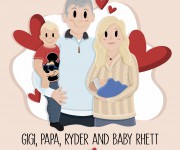 Gigi, Papa, Ryder and Baby Rhett