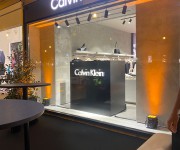 Allestimento e installazioni scenografiche per Calvin Klein