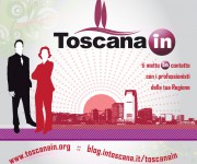 Bandiera in tessuto flag dell'Associazione ToscanaIn