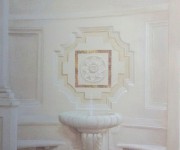 Decorazione parete bagno