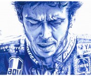 Valentino Rossi Ballpoint Pen Blue