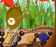 cicada&ants