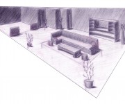 sketch - salotto 1