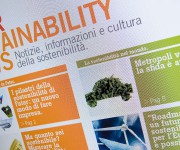 Ideazione e progetto grafico della newsletter digitale Fater su notizie, informazioni e cultura della sostenibilità.