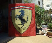 Logo Ferrari Mosaico
