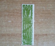 Linoleografia - segnalibro 