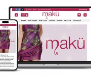 Sito web eCommerce realizzato per Maku Style
