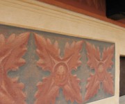 RESTAURO DECORAZIONE IN UN SOTTOTETTO (PARTICOLARE)