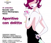 illustrazione aperitivo con delitto