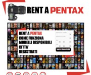 Rent a Pentax: progettazione del servizio di noleggio di strumenti fotografici Pentax
