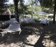 Giardino apparecchiato