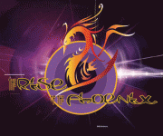 Logo con Sfondo per the Rise of the Phoenix