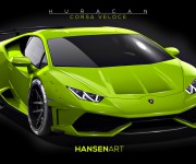 huracan corsa veloce front view