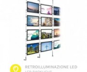 Espositore multimessaggio led