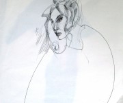 sketch lady