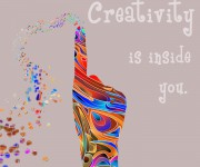 Creativity is inside you.