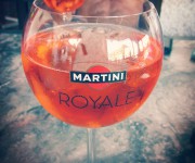 Aperol Sprit & martini Royale