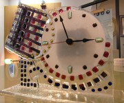 vetrifusione - orologio da tavolo