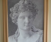 DECORAZIONE SU PANNELLO CON TECNICA MISTA