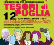 Traetta Opera Festival tesori di puglia poster