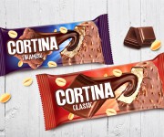 Cortina Ice cream Packaging design