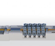 Modello 3d acciaieria