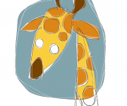 giraffa gialla - ideAZIONIvettoriali