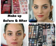 Make up prima e dopo