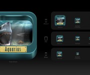 Icon for mobile shark