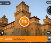 Ferrara ETG in realtà aumentata: livello di promozione turistica del brand territoriale ferrarese. Disponibile gratis sul browser Layar.
